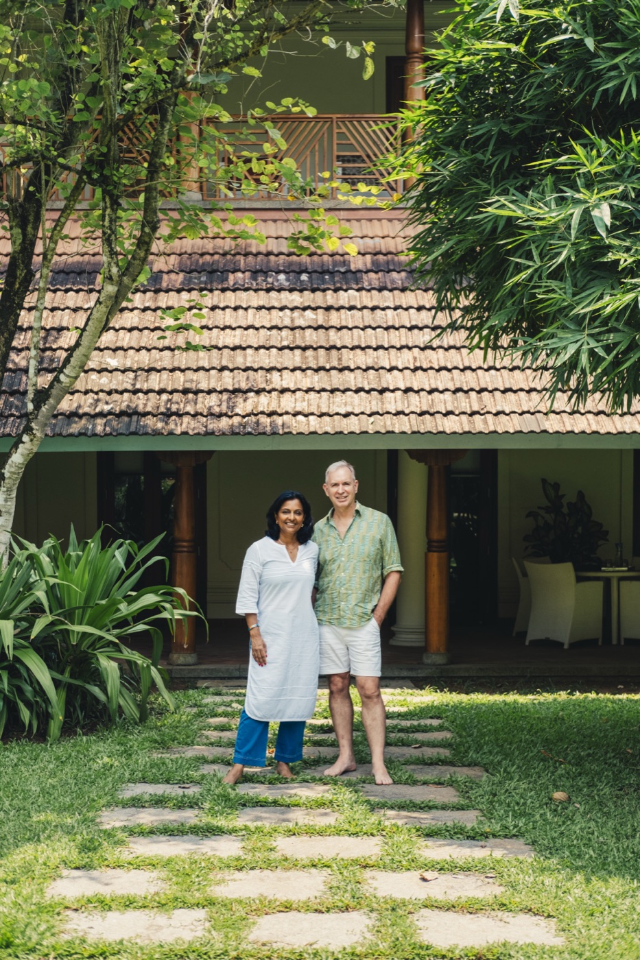 The hosts at Indian Summer House